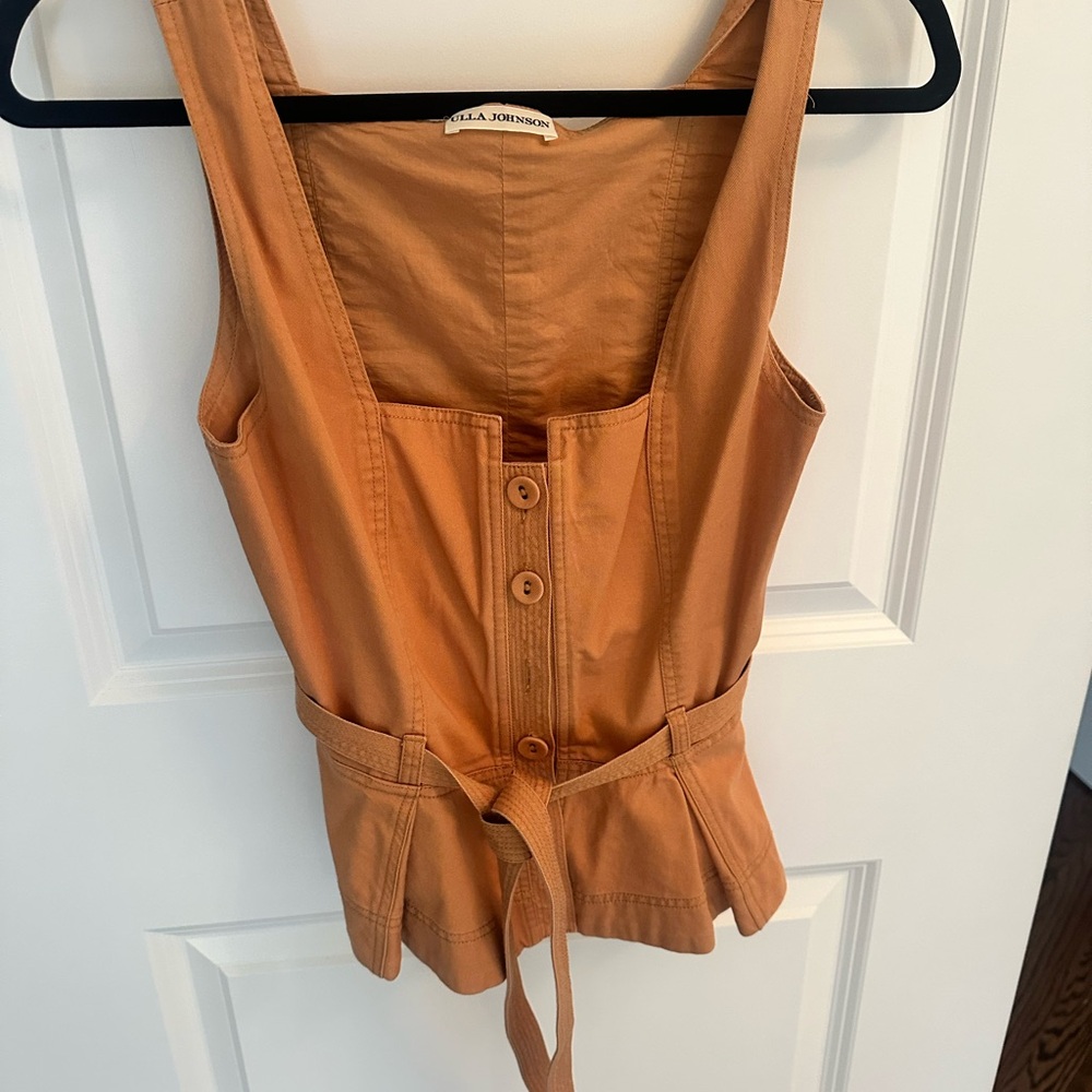 Ulla Johnson Rust /Orange Sleeveless Top